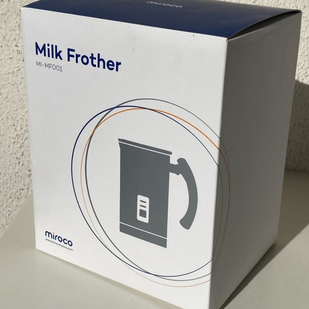 Miroco Milk Frother Stainless Steel black MI-MF001